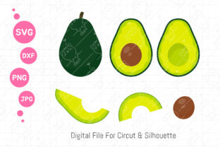 Avocado SVG Bundle | Avocado Clipart Graphic by FoxGrafy · Creative Fabrica