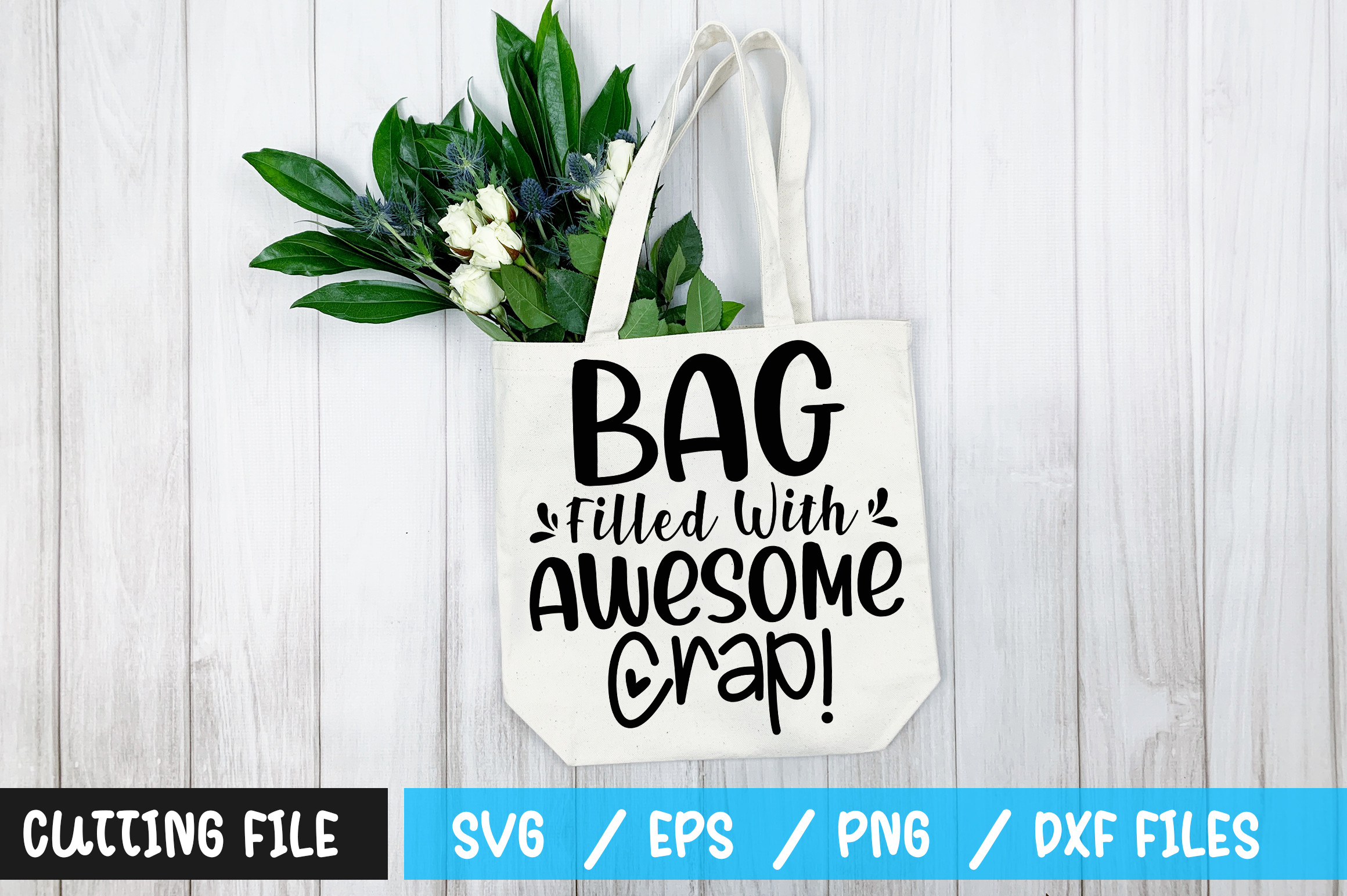 Crap Graphics Bag Filled with Awesome Crap Graphic by Craftygenius · Creative Fabrica