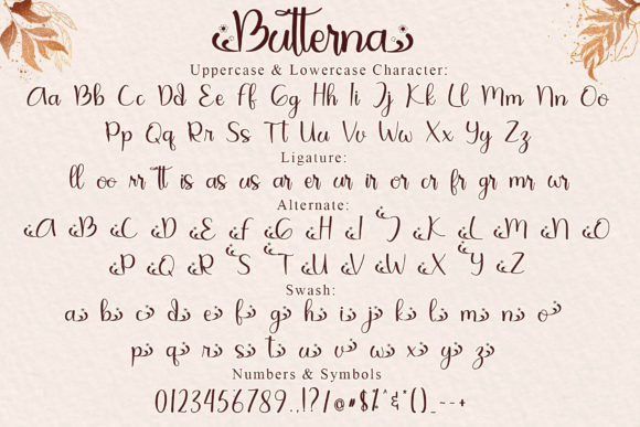 Butterna Font - Preview 5