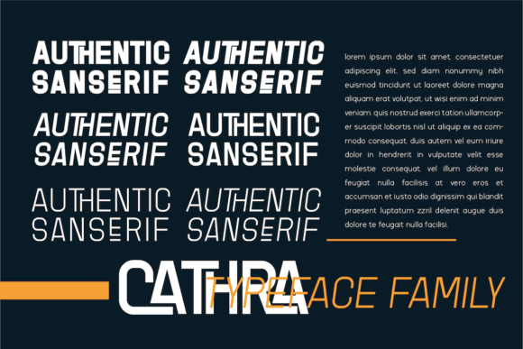 Cathra Font - Preview 3