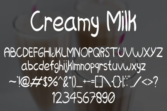 Creamy Milk Font - Preview 4