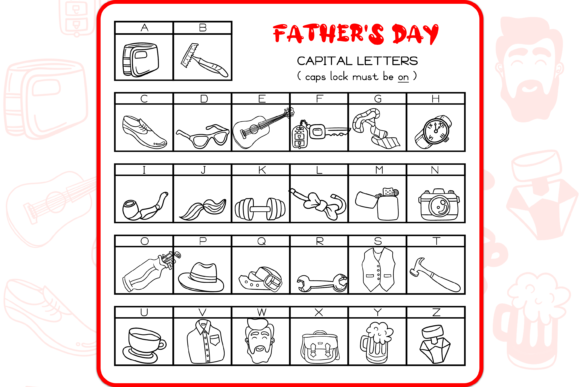 Father's Day Font - Preview 1