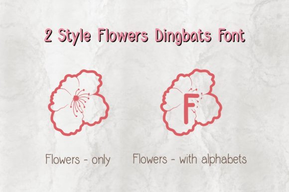 Flowers Font - Preview 1