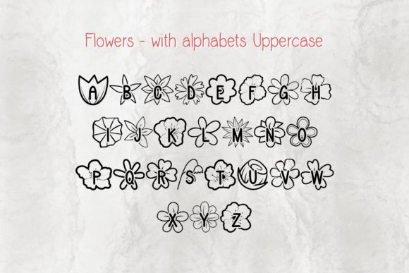 Flowers Font - Preview 3