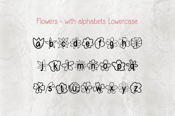 Flowers Font - Preview 4