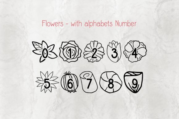Flowers Font - Preview 5