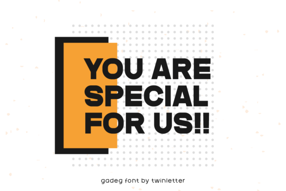 Gadeg Font PNG with transparent background - Preview 5