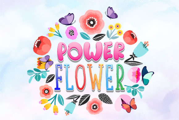 Happy Rainbow Family Font - Preview 1