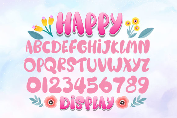 Happy Rainbow Family Font - Preview 5