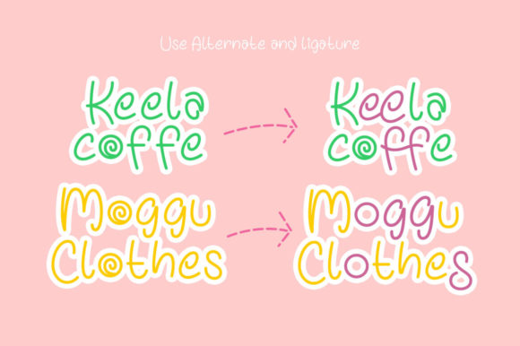 Lipops Font PNG with transparent background - Preview 6