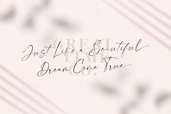 Morning Flower Duo Font PNG with transparent background - Preview 6