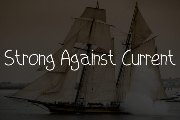 Old Ship Font PNG with transparent background - Preview 1