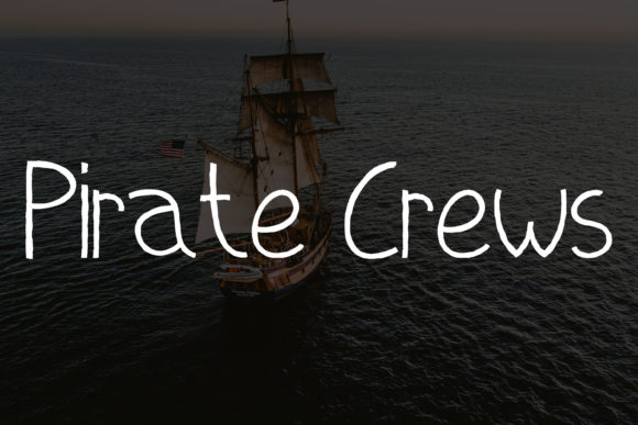 Old Ship Font PNG with transparent background - Preview 2