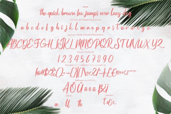 Osthia Font PNG with transparent background - Preview 5