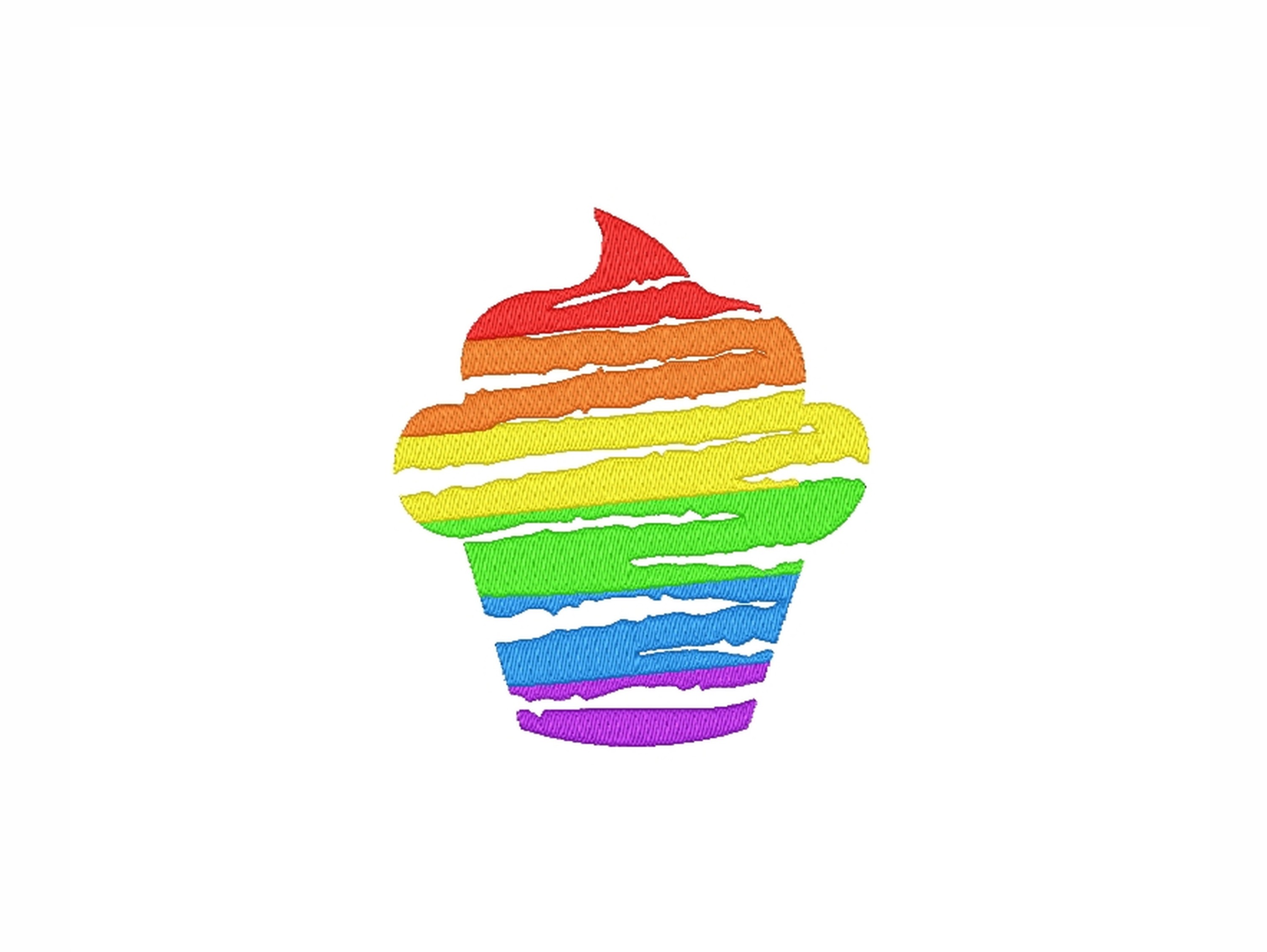 Rainbow Cupcake