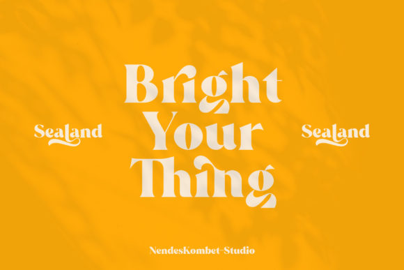 Sealand Font PNG with transparent background - Preview 1