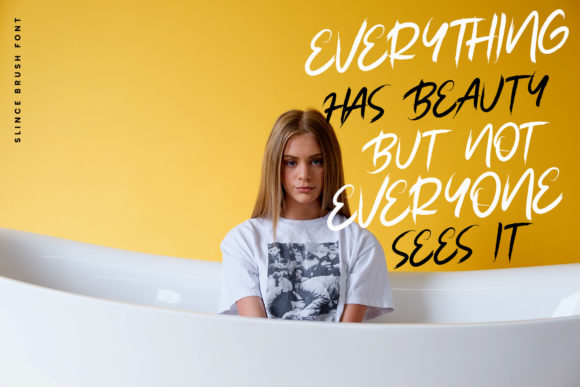 Slince Font PNG with transparent background - Preview 3