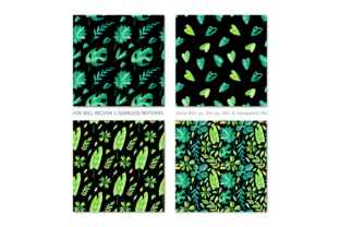 Tropical Jungle Leaves, Seamless Pattern Graphic by ValinMalin ...