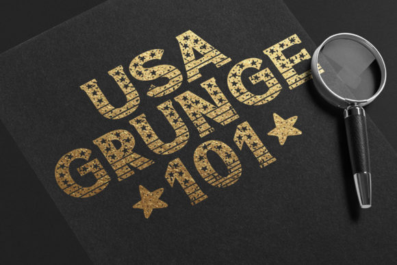 America Grunge Font - Preview 1