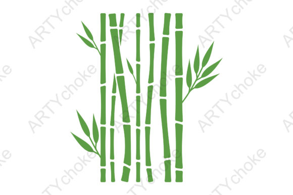 Bamboo. SVG File Ready for Cricut Graphic by artychoke.design  Creative  Fabrica
