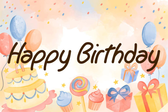 Bangun Pagi Font PNG with transparent background - Preview 1
