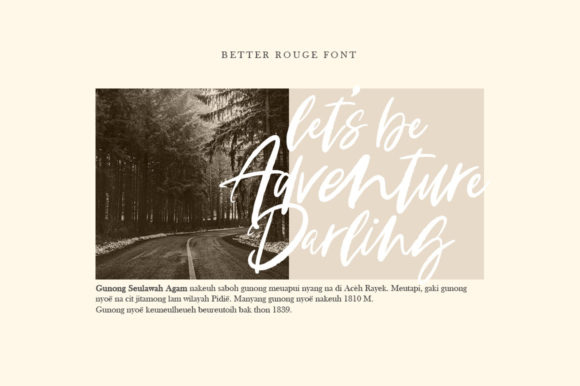 Better Rouge Font - Preview 1