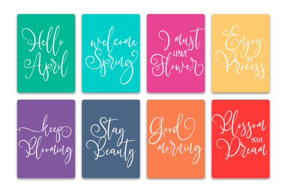 Blessed Farmhouse Font PNG with transparent background - Preview 5