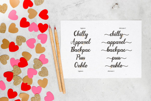 Evergarden Font PNG with transparent background - Preview 4