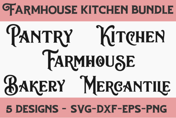 FARMHOUSE KITCHEN SVG BUNDLE for SIGN