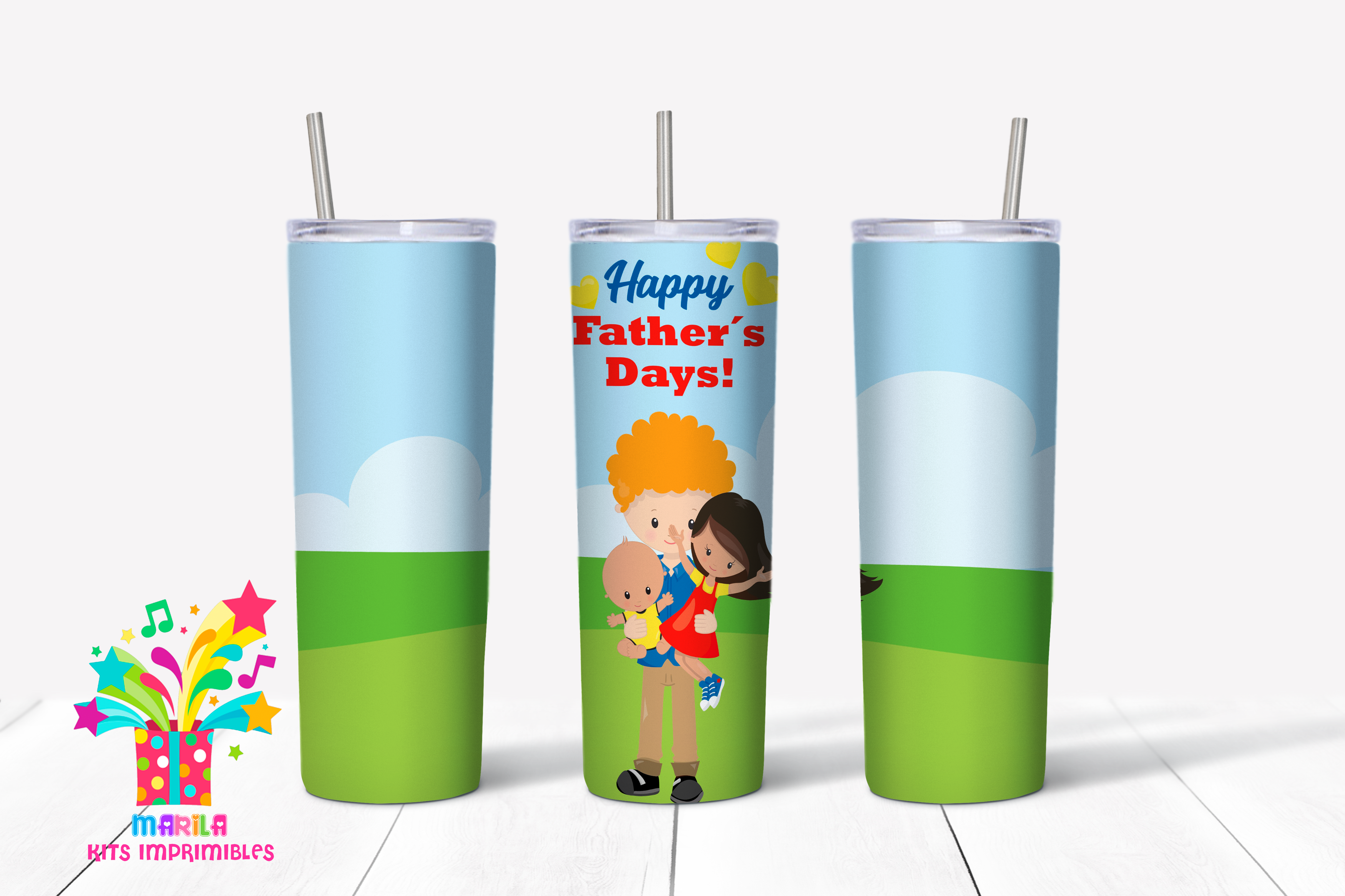 Fathers Day Skinny Tumbler #21 Graphic by Marila Designs · Creative Fabrica
