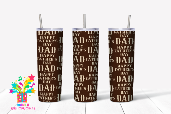 Fathers Day Skinny Tumbler #3 Graphic by Marila Designs · Creative Fabrica