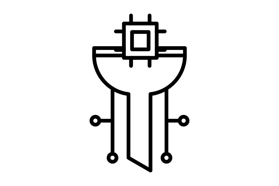 Filter Line Icon Design Graphic by atifabce · Creative Fabrica