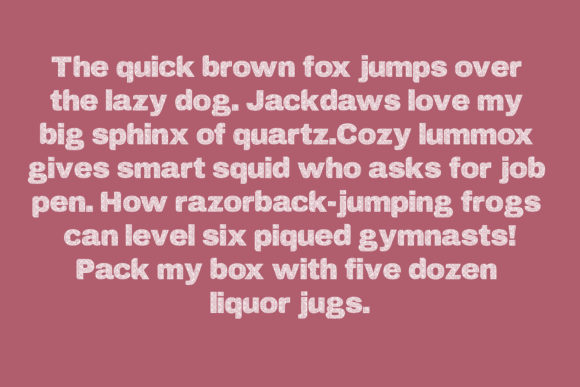 Gelathick Font - Preview 3