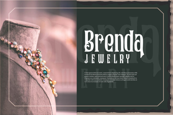 Goldrick Font PNG with transparent background - Preview 2