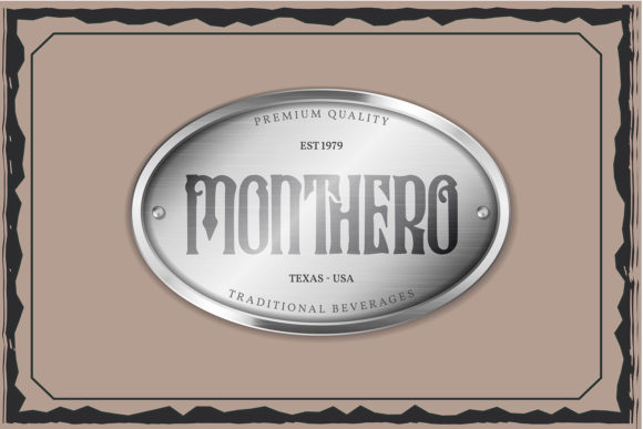 Goldrick Font PNG with transparent background - Preview 3