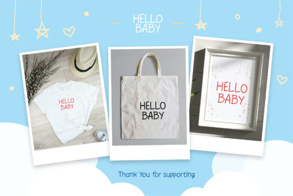 Hello Baby Font - Preview 2
