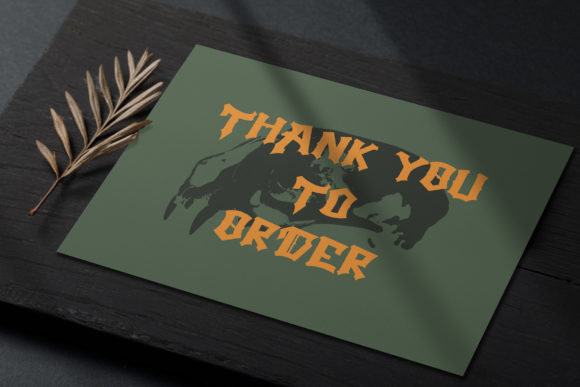 Hitron Font PNG with transparent background - Preview 4