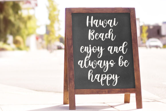 Island Paradise Font PNG with transparent background - Preview 2