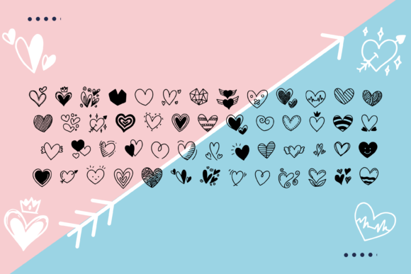 Love Cha Font PNG with transparent background - Preview 2