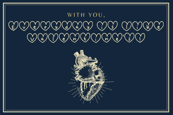 Love Cha Font PNG with transparent background - Preview 3