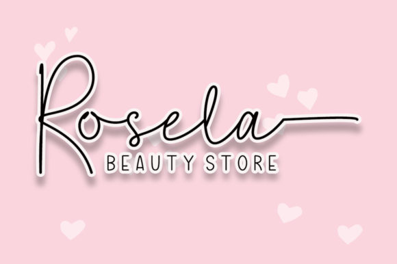 Love Signature Font PNG with transparent background - Preview 2