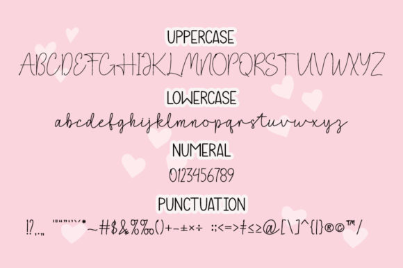 Love Signature Font PNG with transparent background - Preview 4