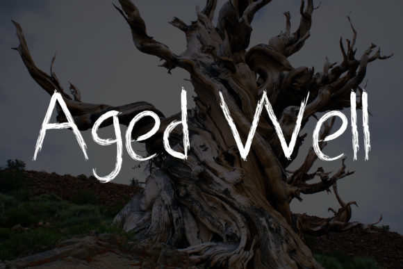 Old Wood Font PNG with transparent background - Preview 1
