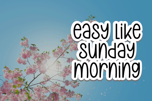 Palm Summer Font PNG with transparent background - Preview 2