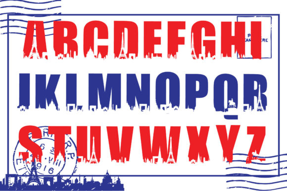 Paris City Edition Font PNG with transparent background - Preview 1