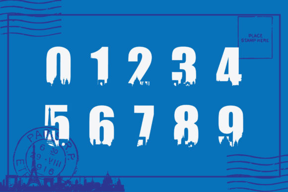 Paris City Edition Font PNG with transparent background - Preview 6