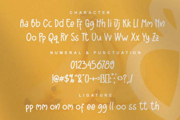 Pisangkeju Font PNG with transparent background - Preview 1