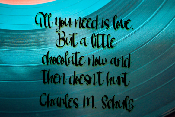 Rainbow Butter Font PNG with transparent background - Preview 2