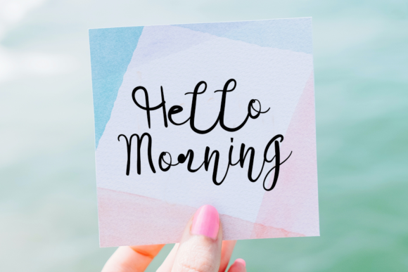 Rainbow Signature Font PNG with transparent background - Preview 1