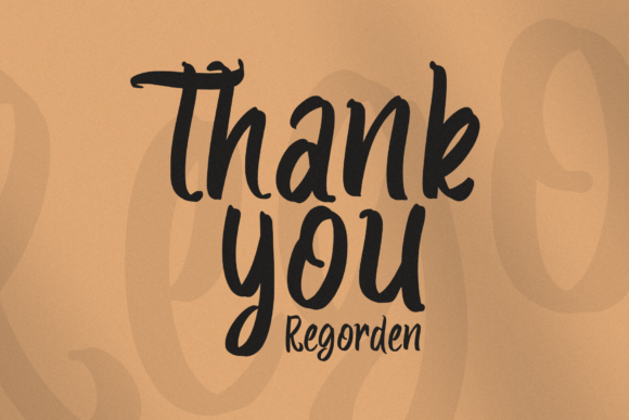 Regorden Font PNG with transparent background - Preview 5